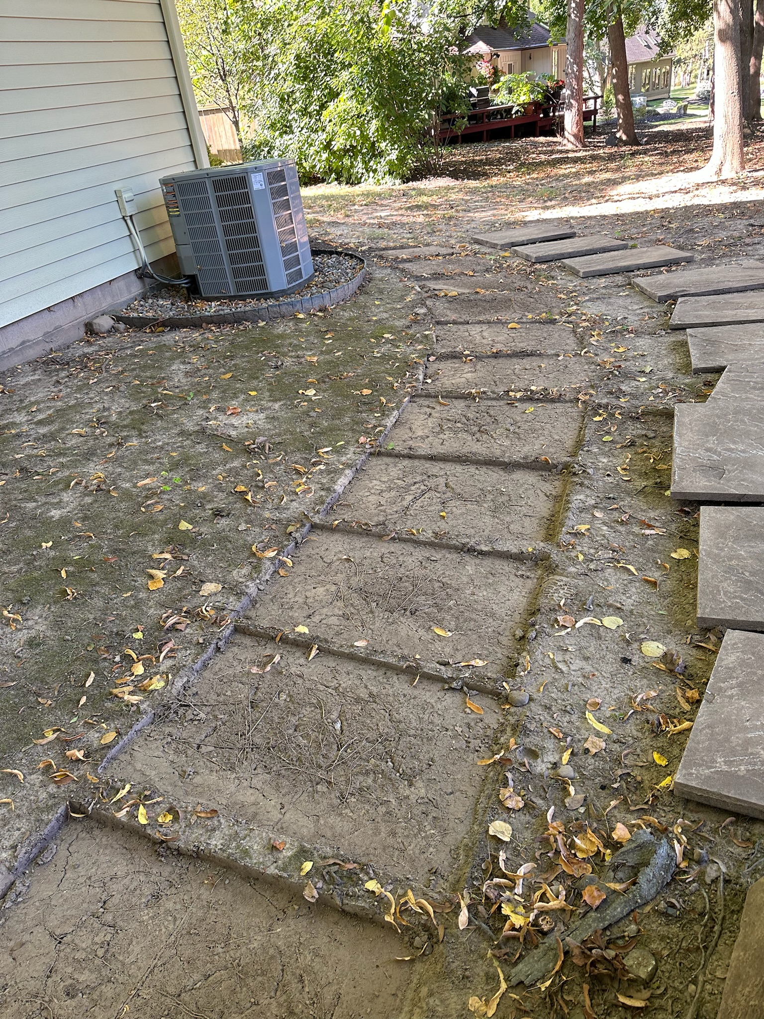Walkway Reset – Before