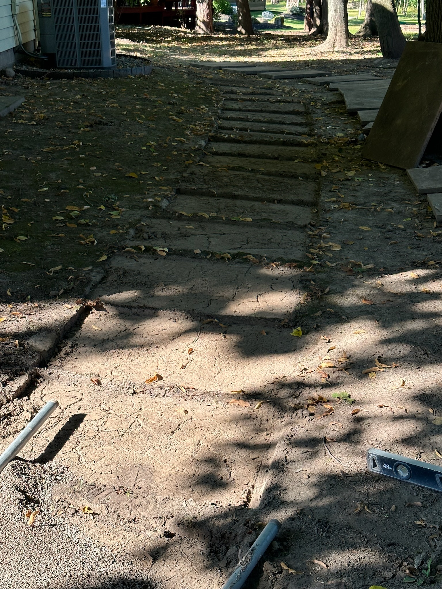 Walkway Reset – Before