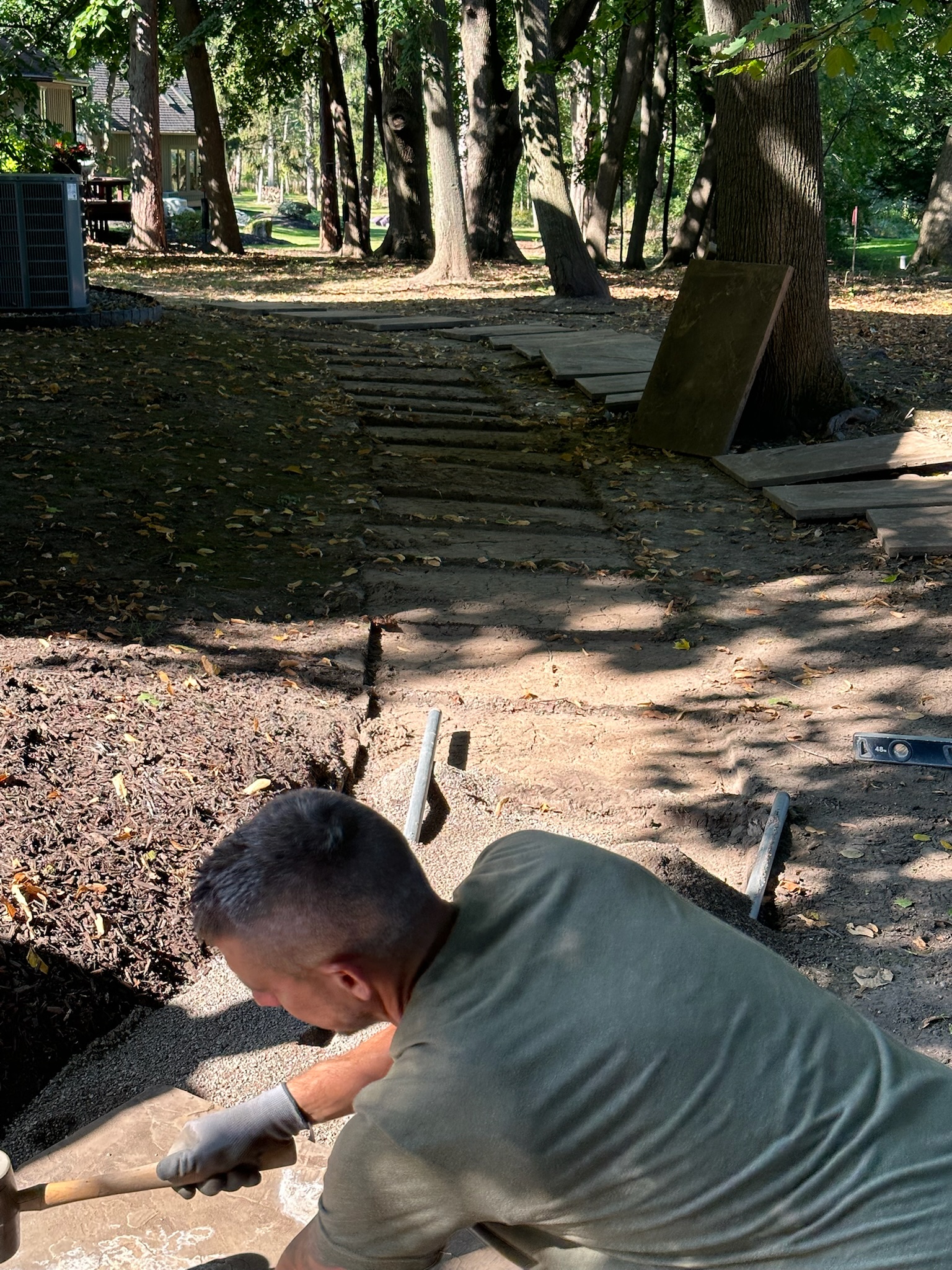 Walkway Reset – Before